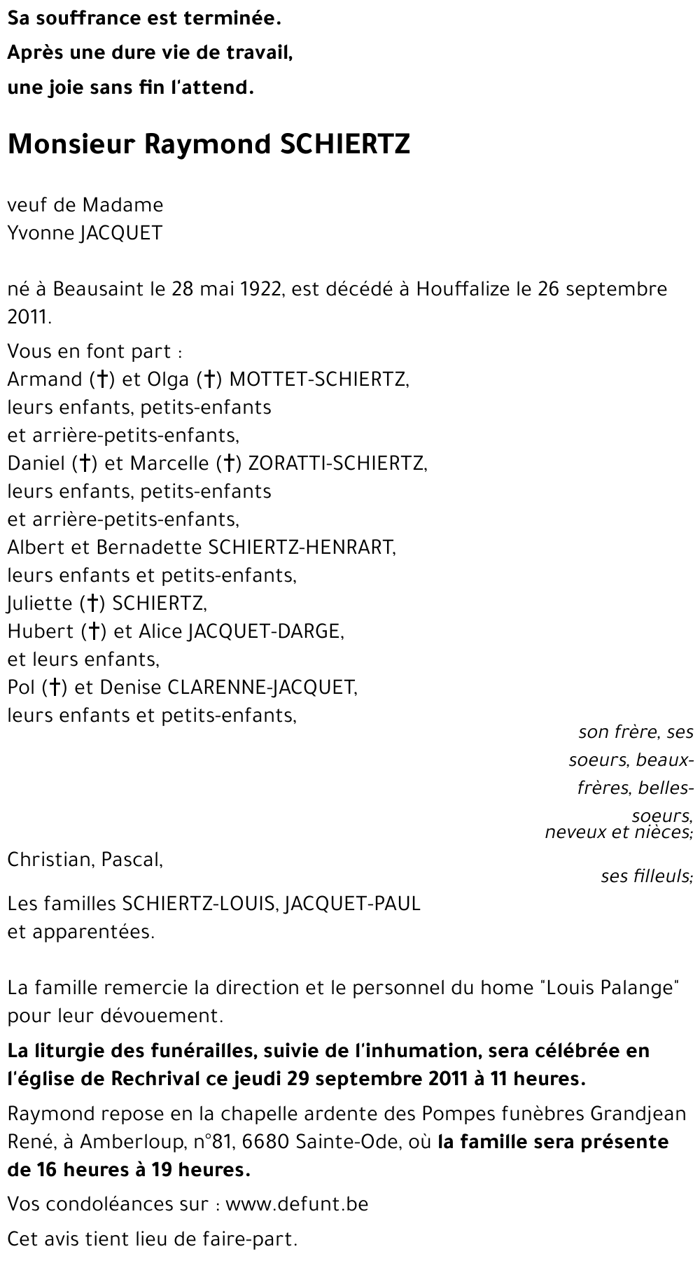 Raymond SCHIERTZ