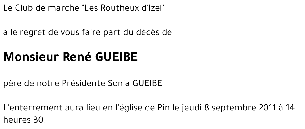 René GUEIBE