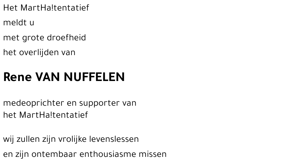 Rene VAN NUFFELEN