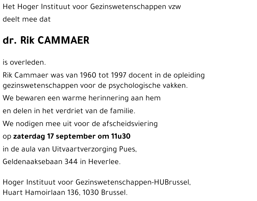 Rik CAMMAERT