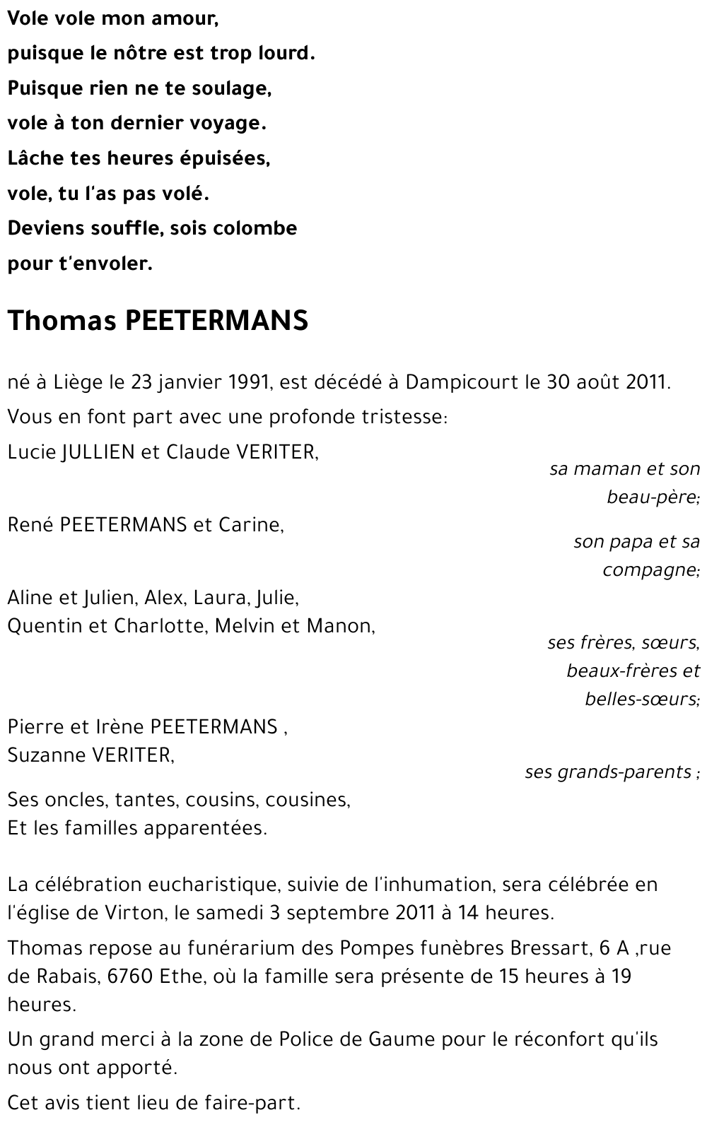 Thomas PEETERMANS