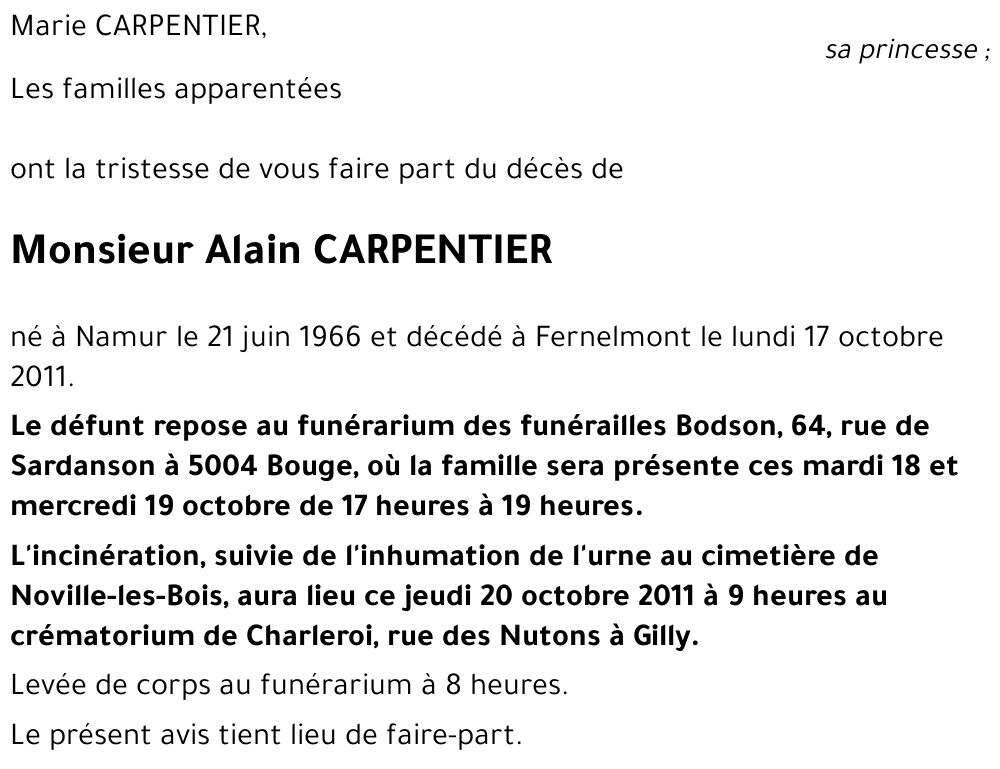 Alain CARPENTIER