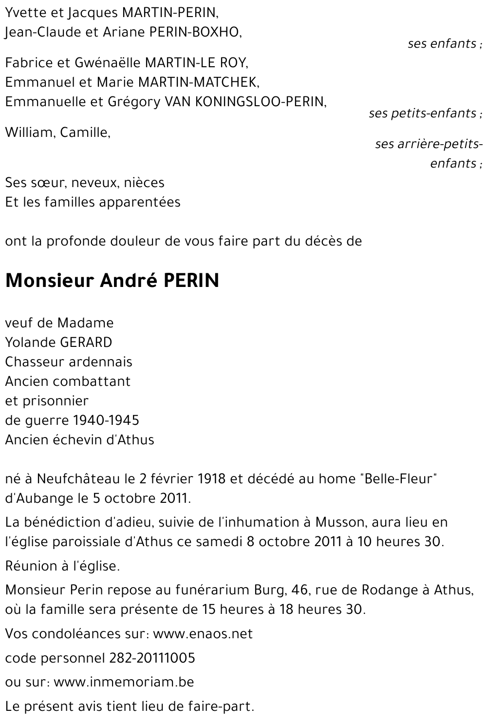 André PERIN