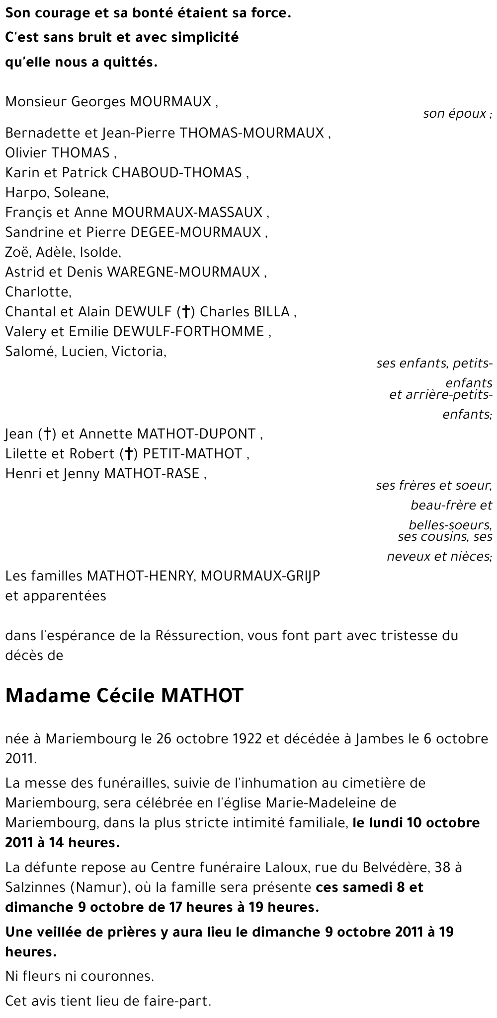 Cécile MATHOT