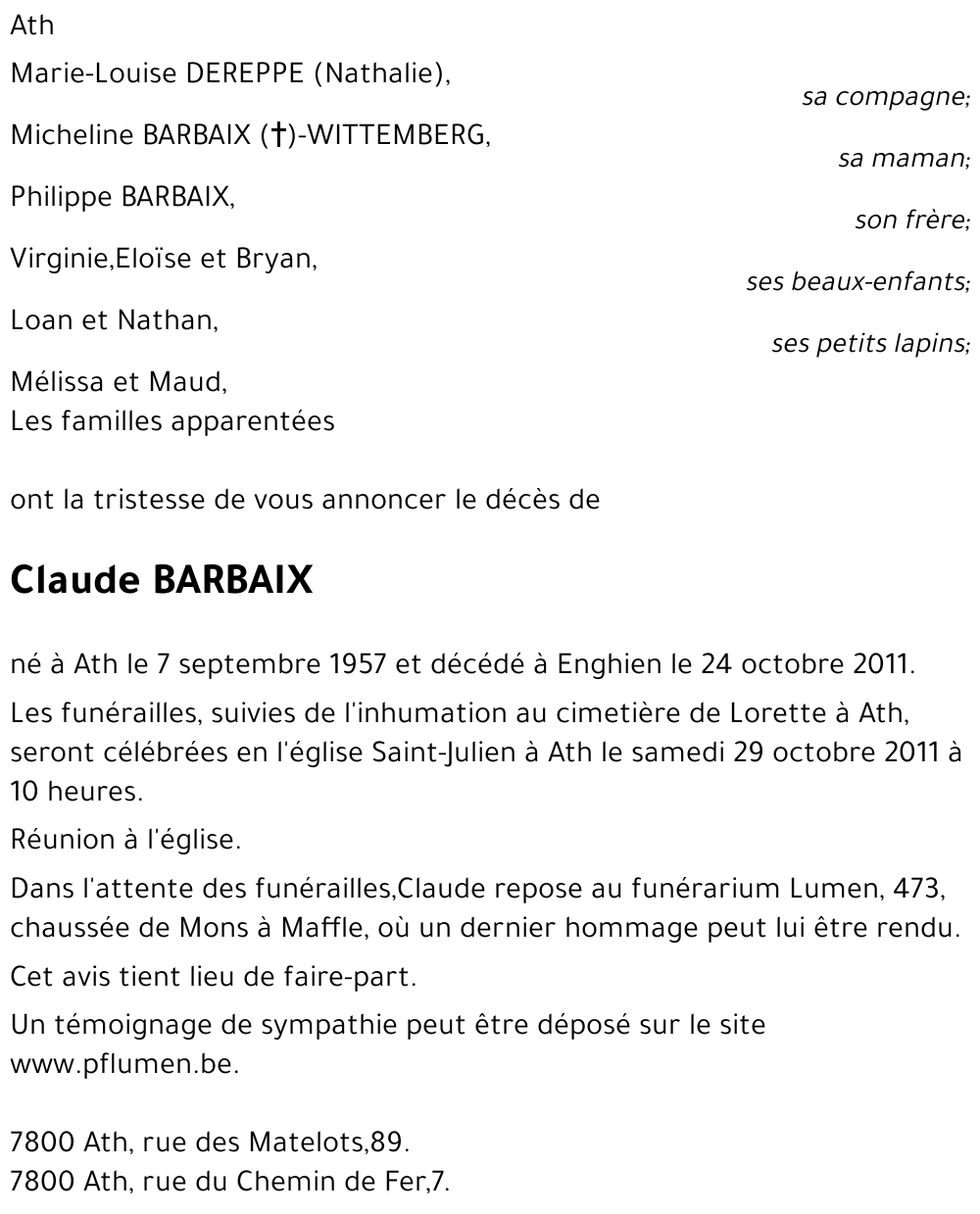 Claude Barbaix