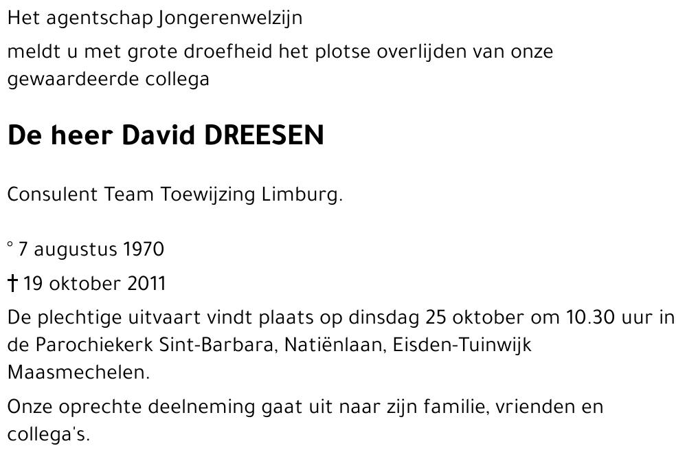 David DREESEN