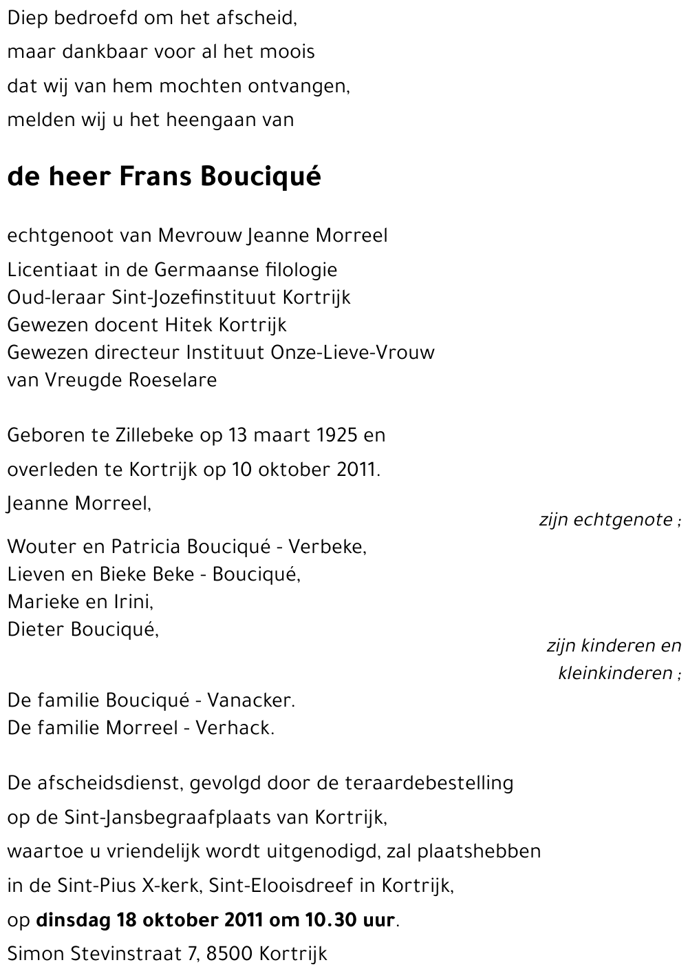 Frans Bouciqué