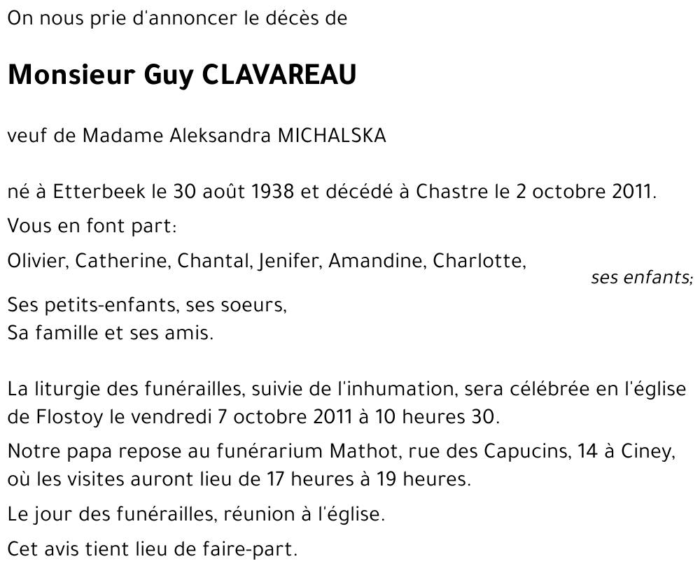 Guy clavareau