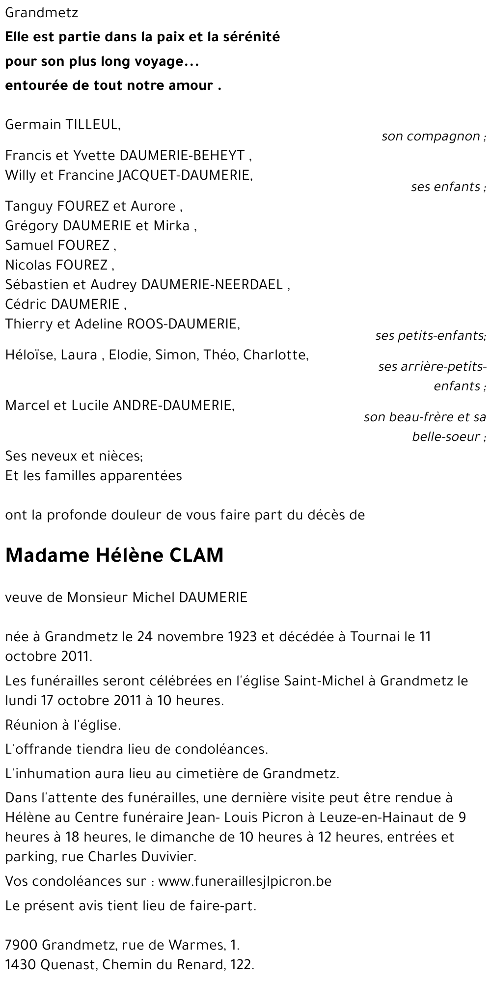 Hélène CLAM