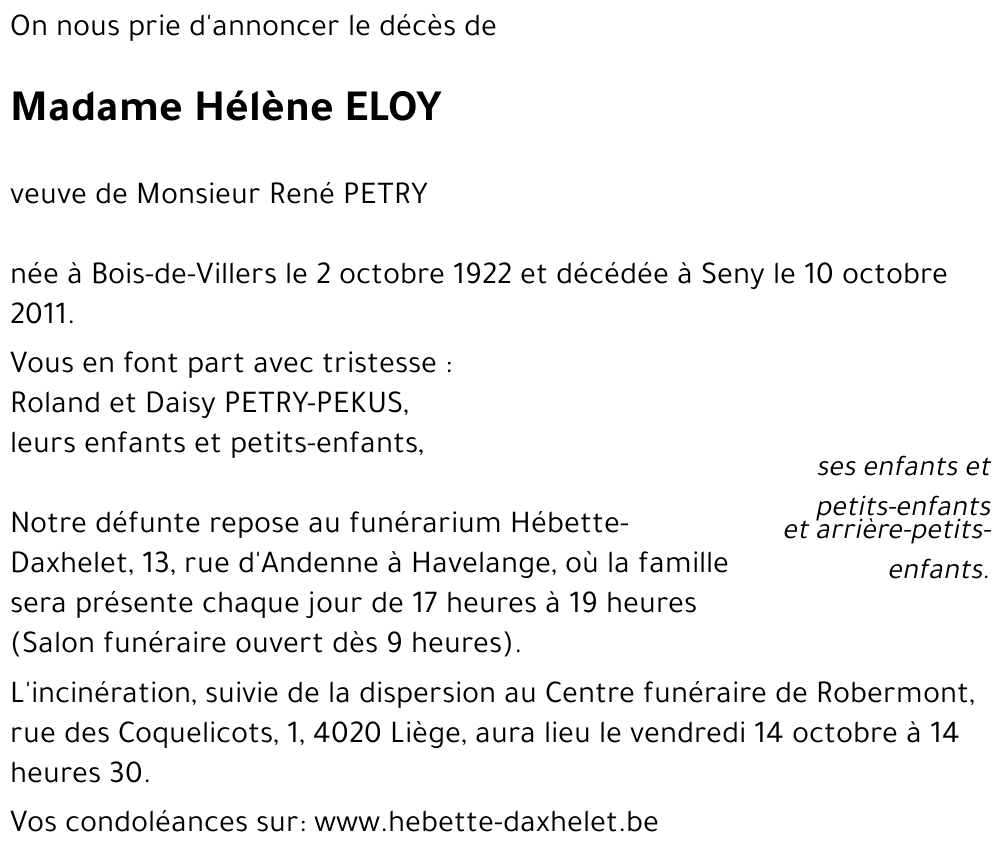 Hélène ELOY