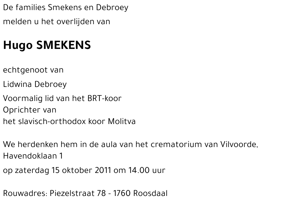 Hugo SMEKENS