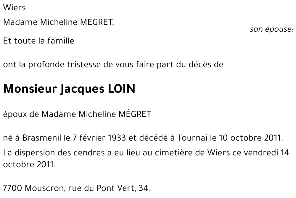 Jacques LOIN