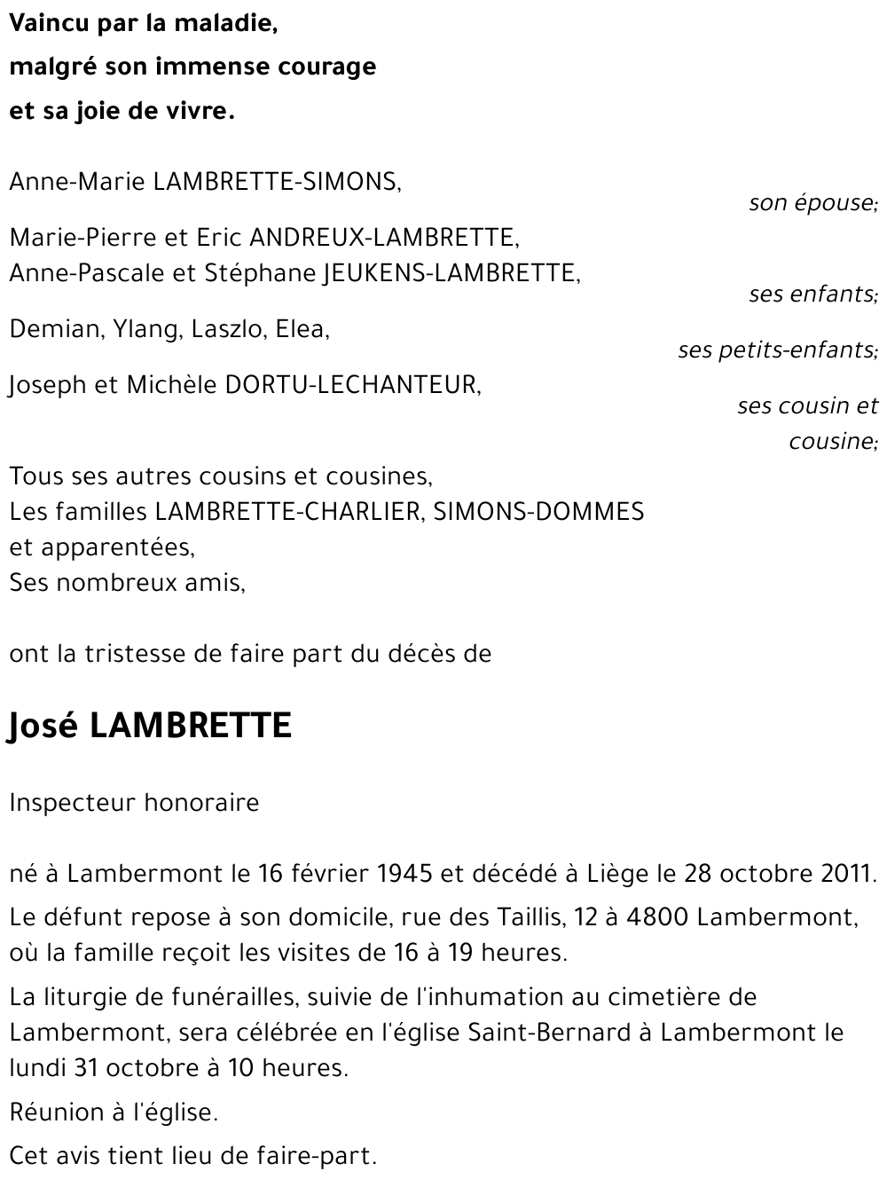 José LAMBRETTE