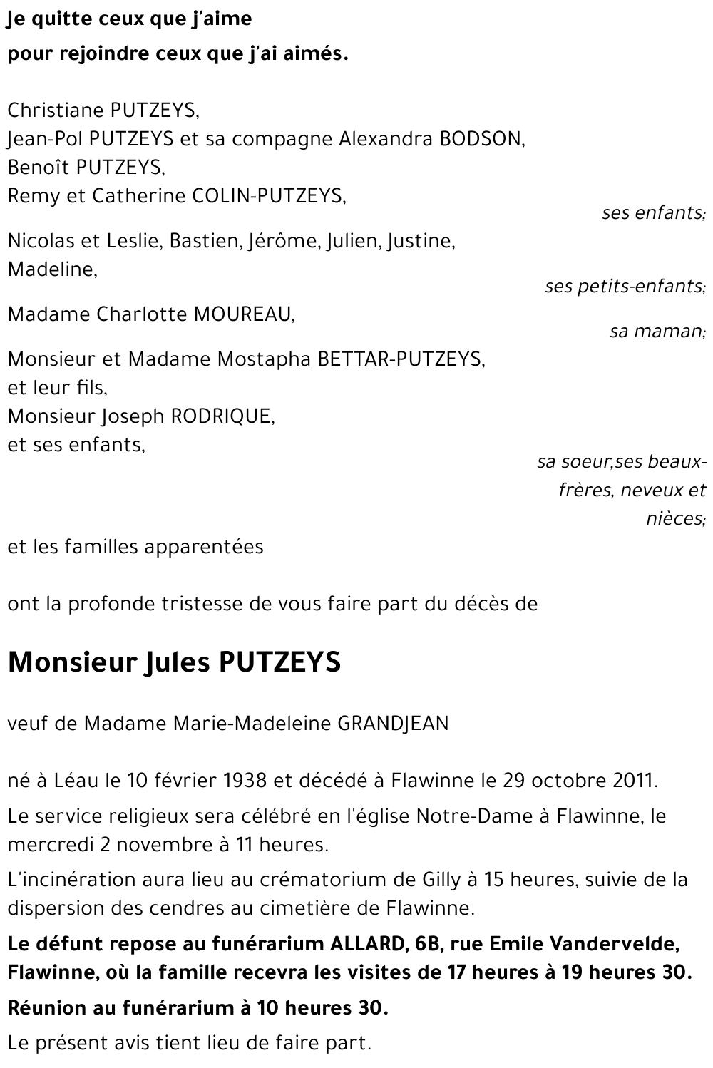 Jules PUTZEYS