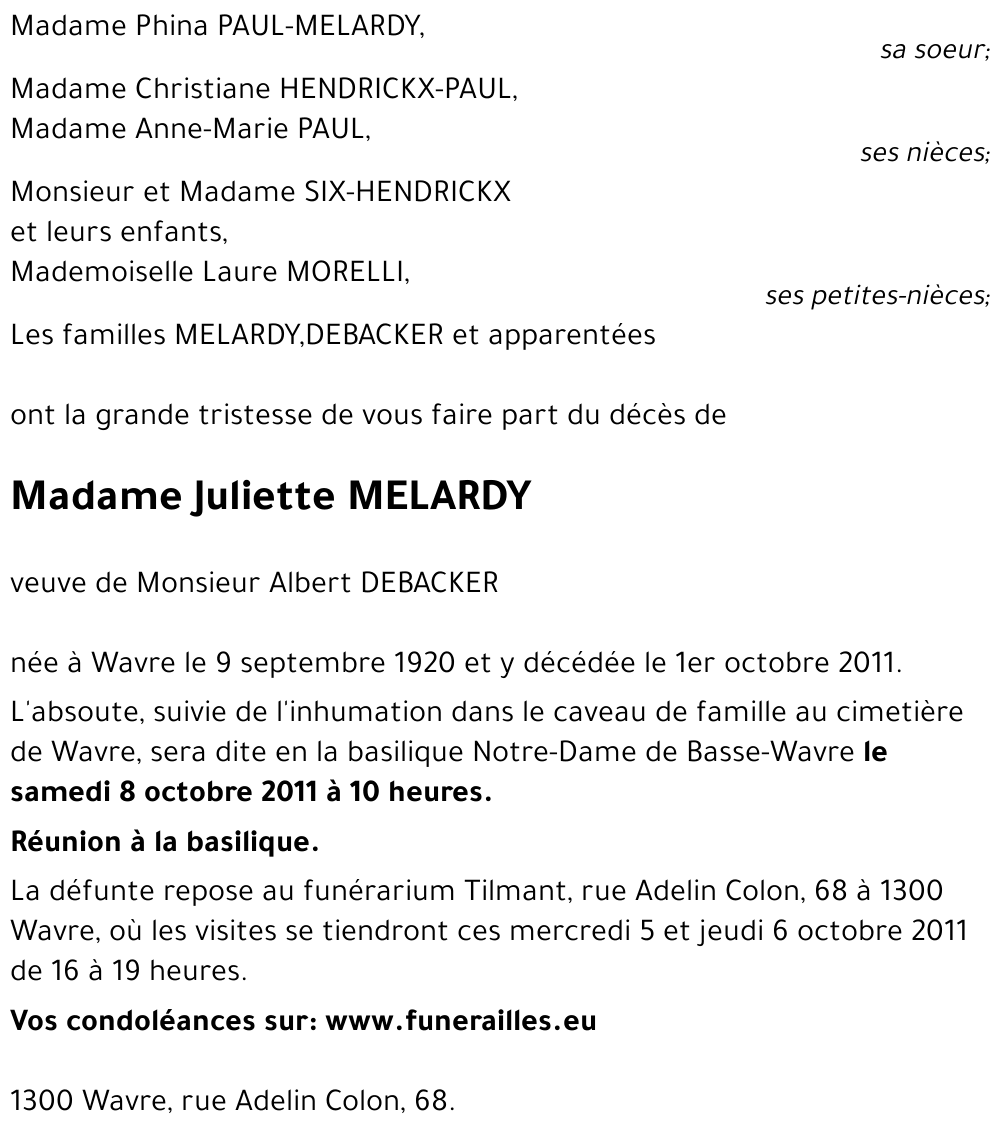 Juliette MELARDY