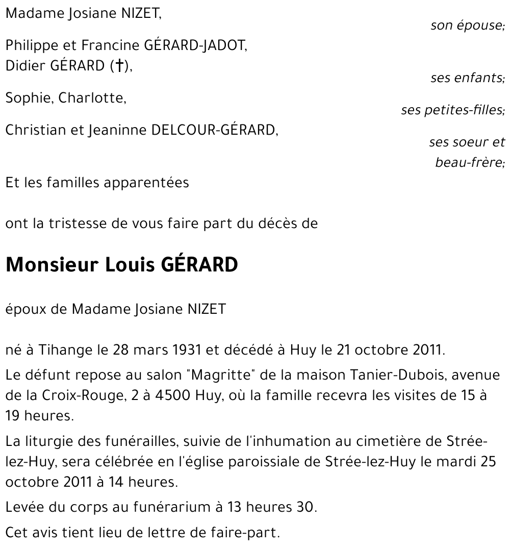 Louis GÉRARD