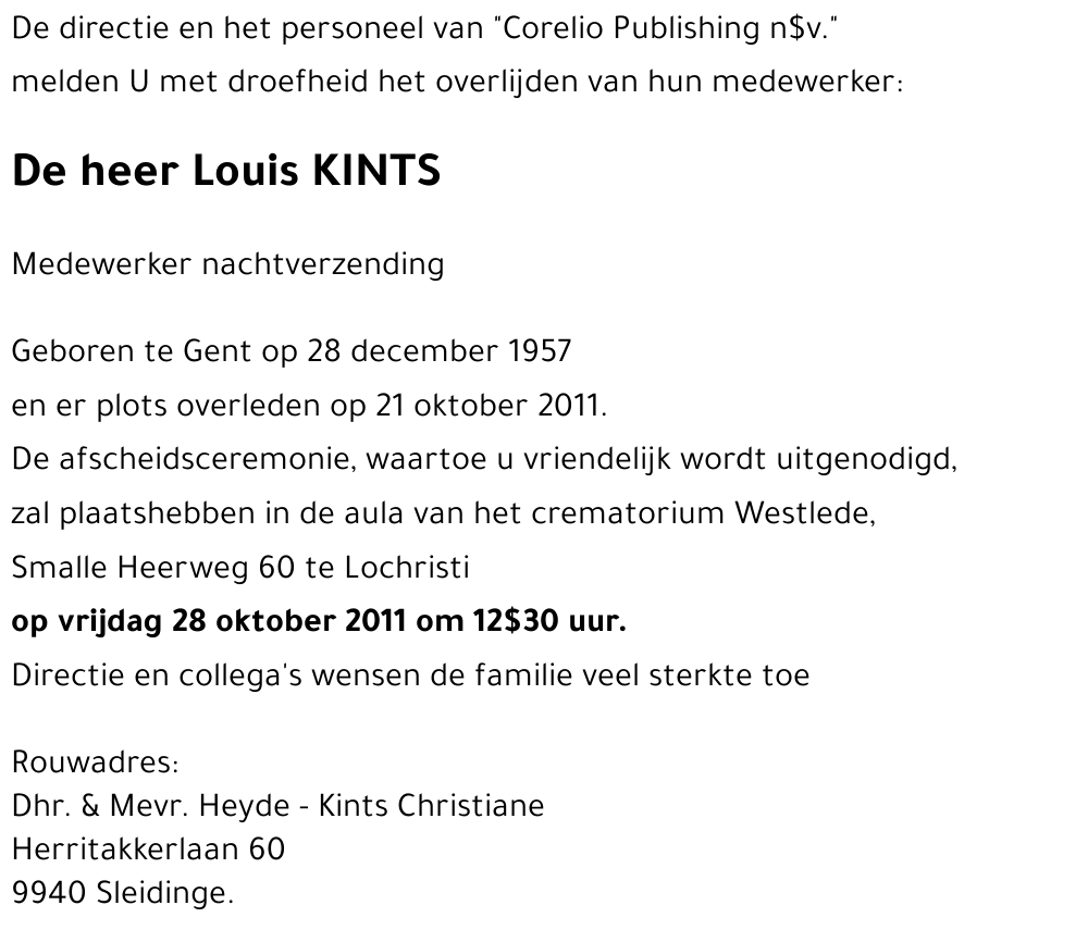 Louis KINTS