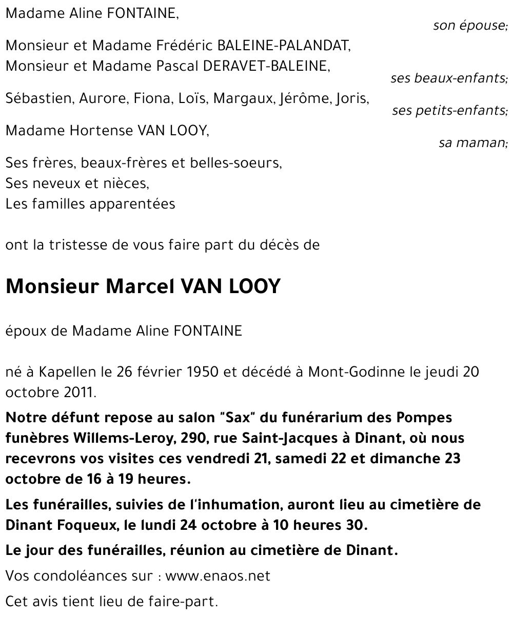 Marcel VAN LOOY