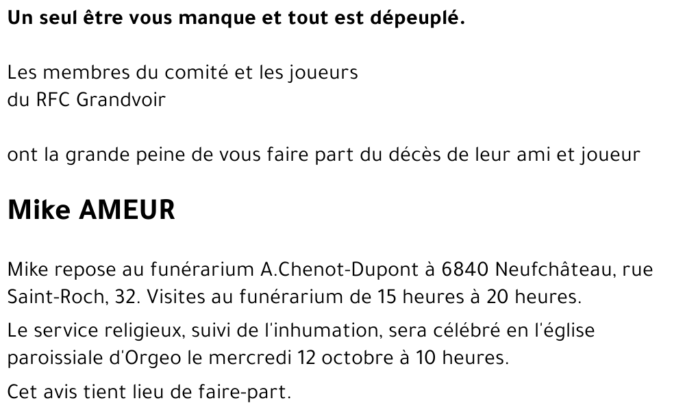 Mike AMEUR