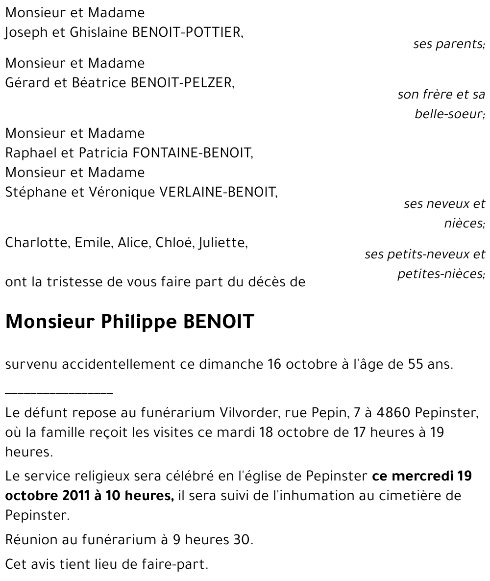 Philippe BENOIT