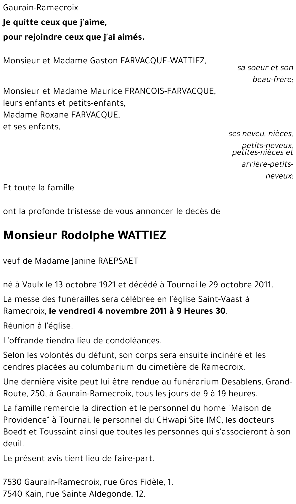 Rodolphe WATTIEZ