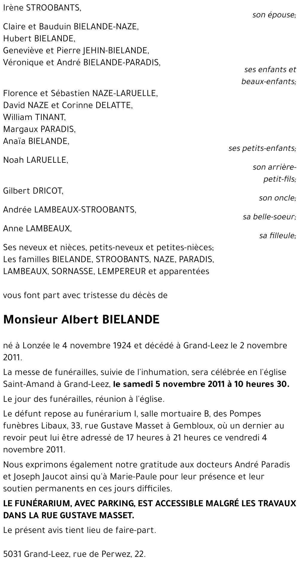 Albert BIELANDE