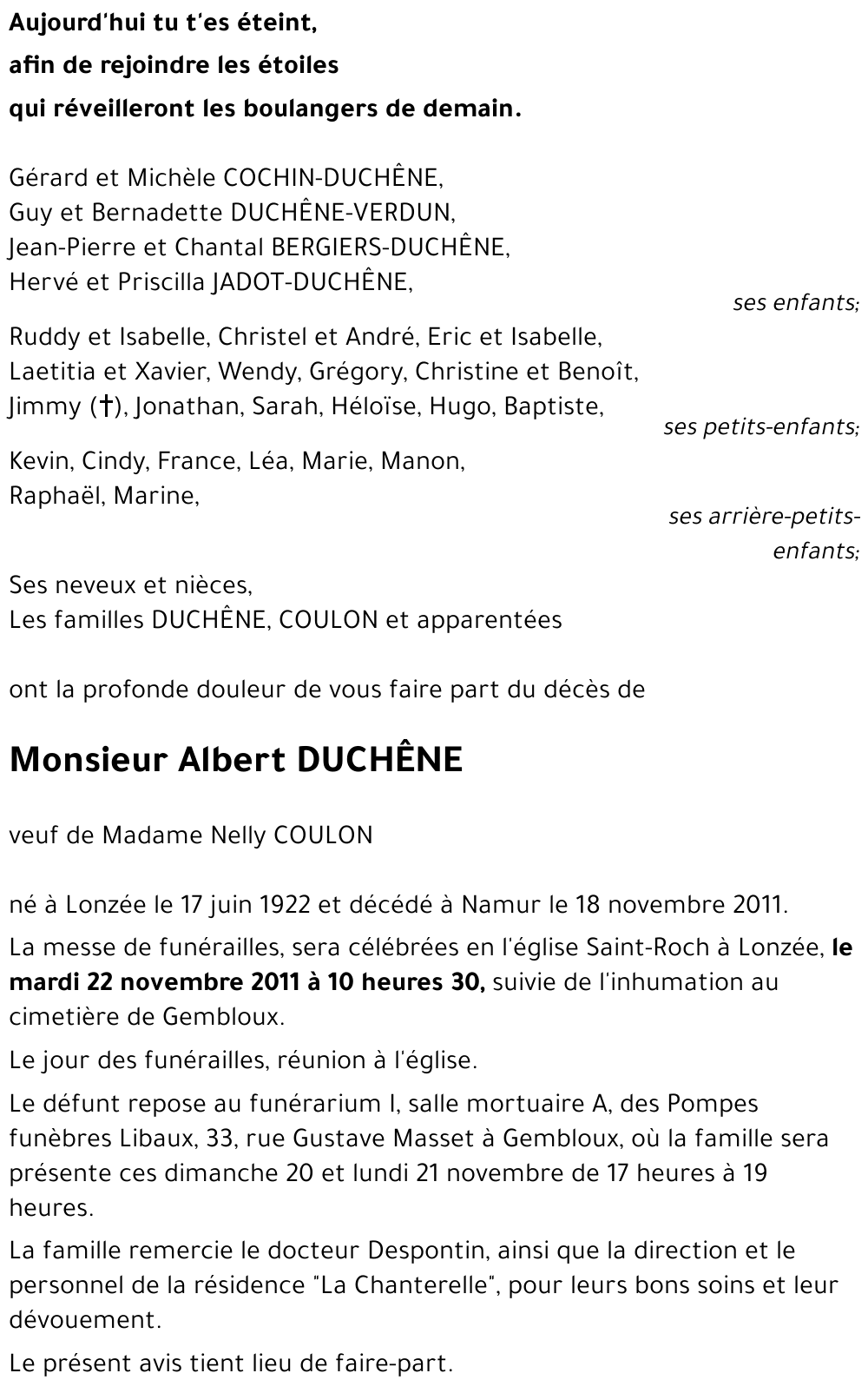 Albert DUCHÊNE