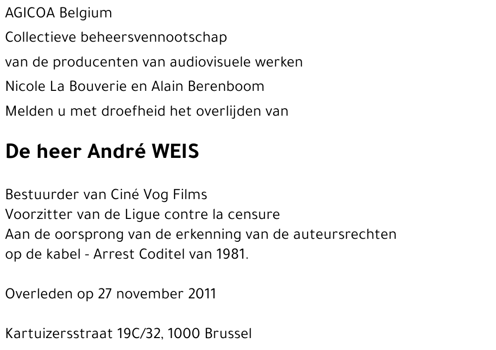 André WEIS