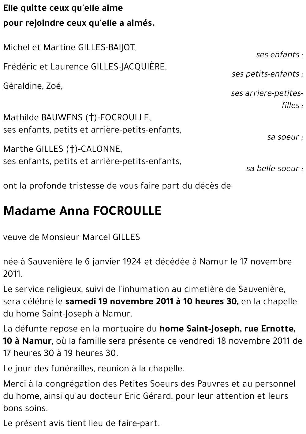 Anna FOCROULLE