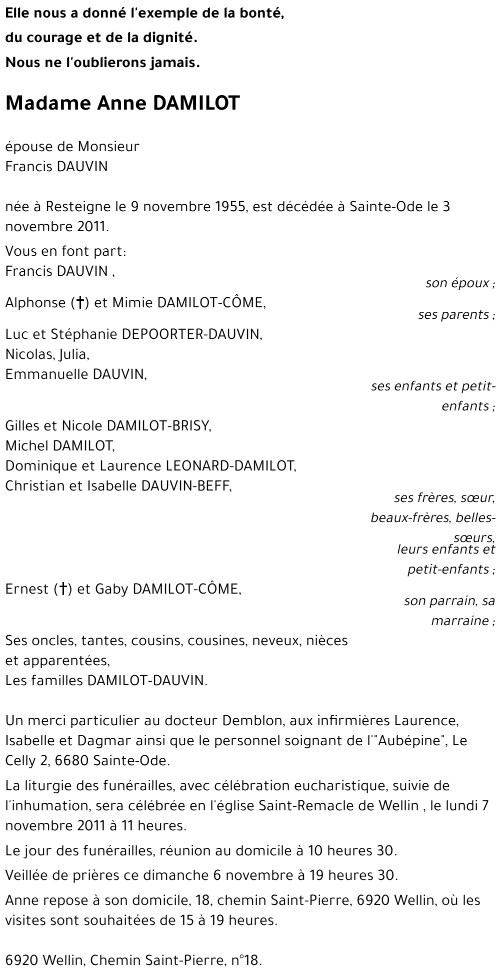 Anne DAMILOT