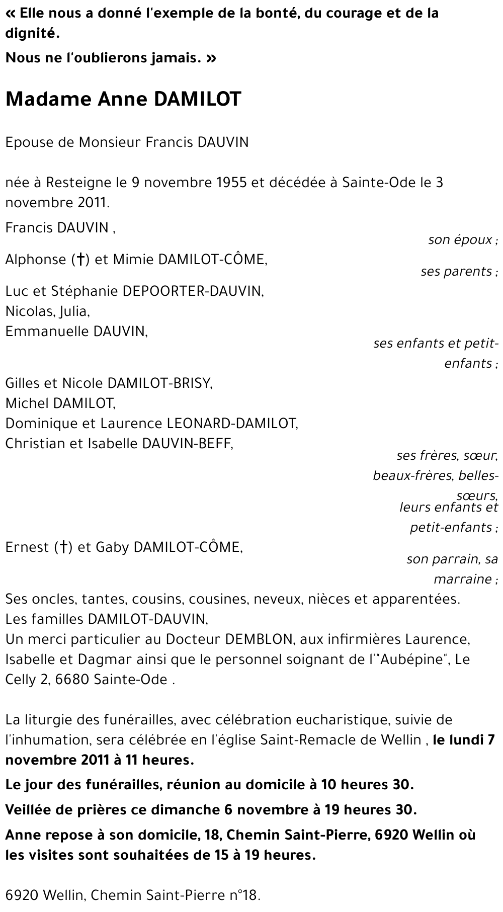 Anne DAMILOT