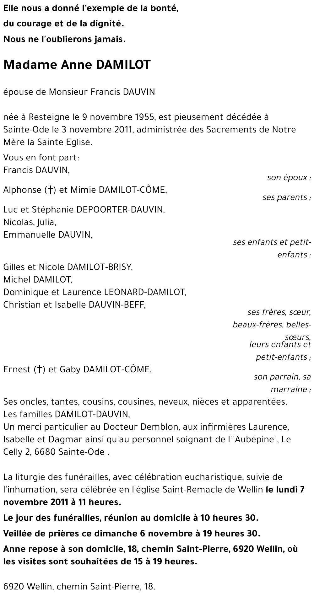 Anne DAMILOT