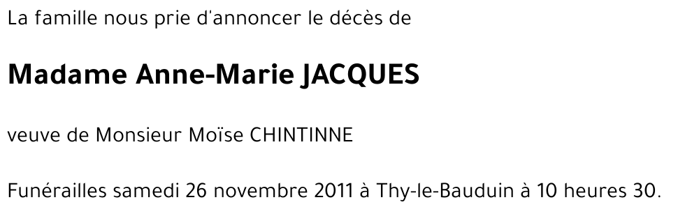 Anne-Marie JACQUES