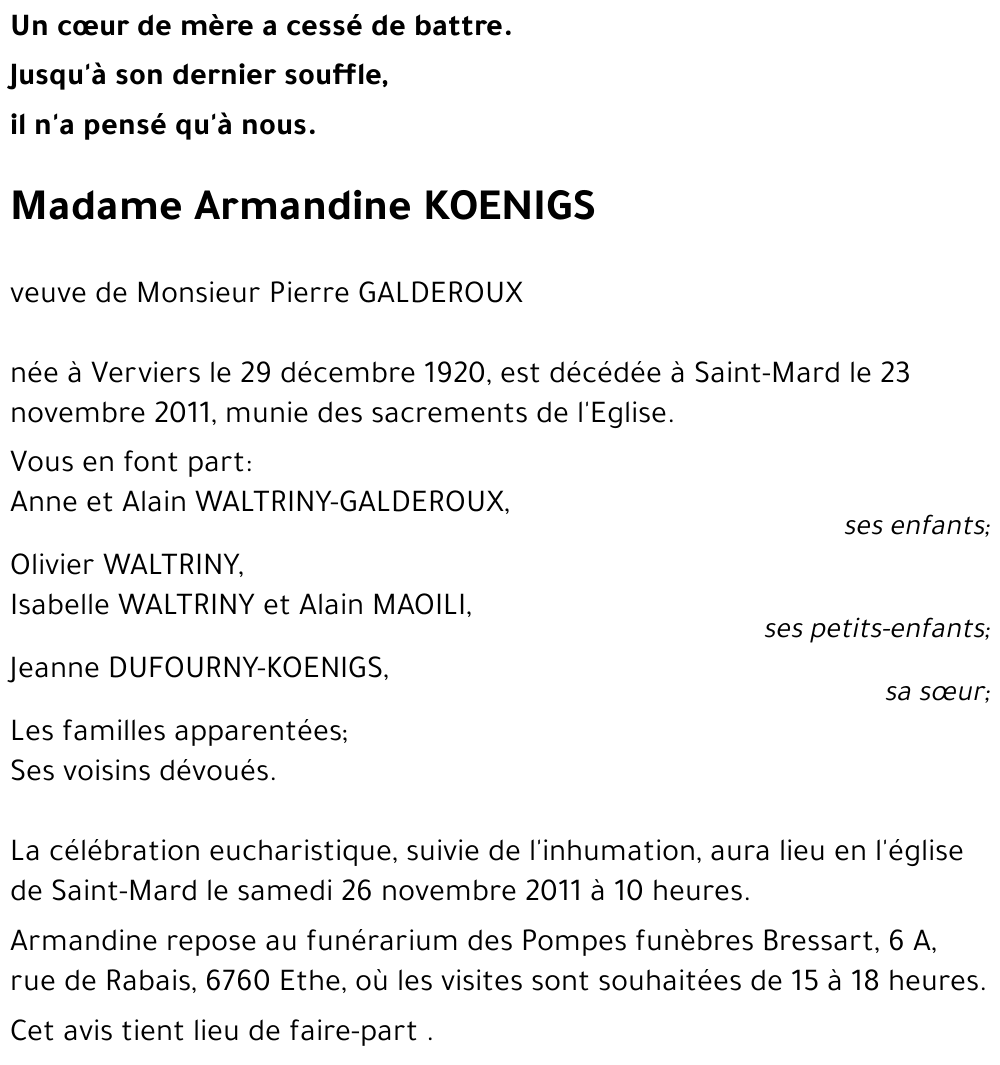 Armandine KOENIGS