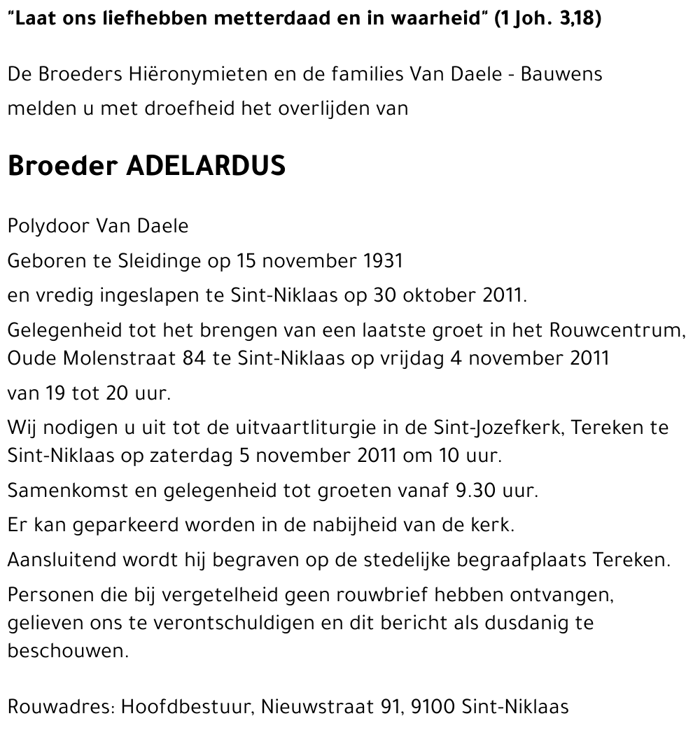 Broeder Adelardus