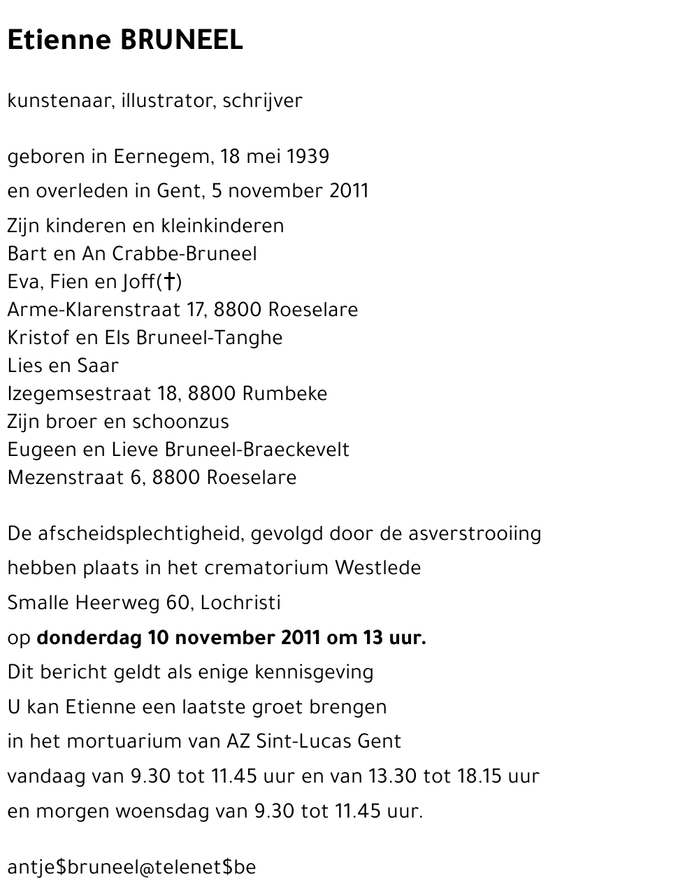 Etienne BRUNEEL