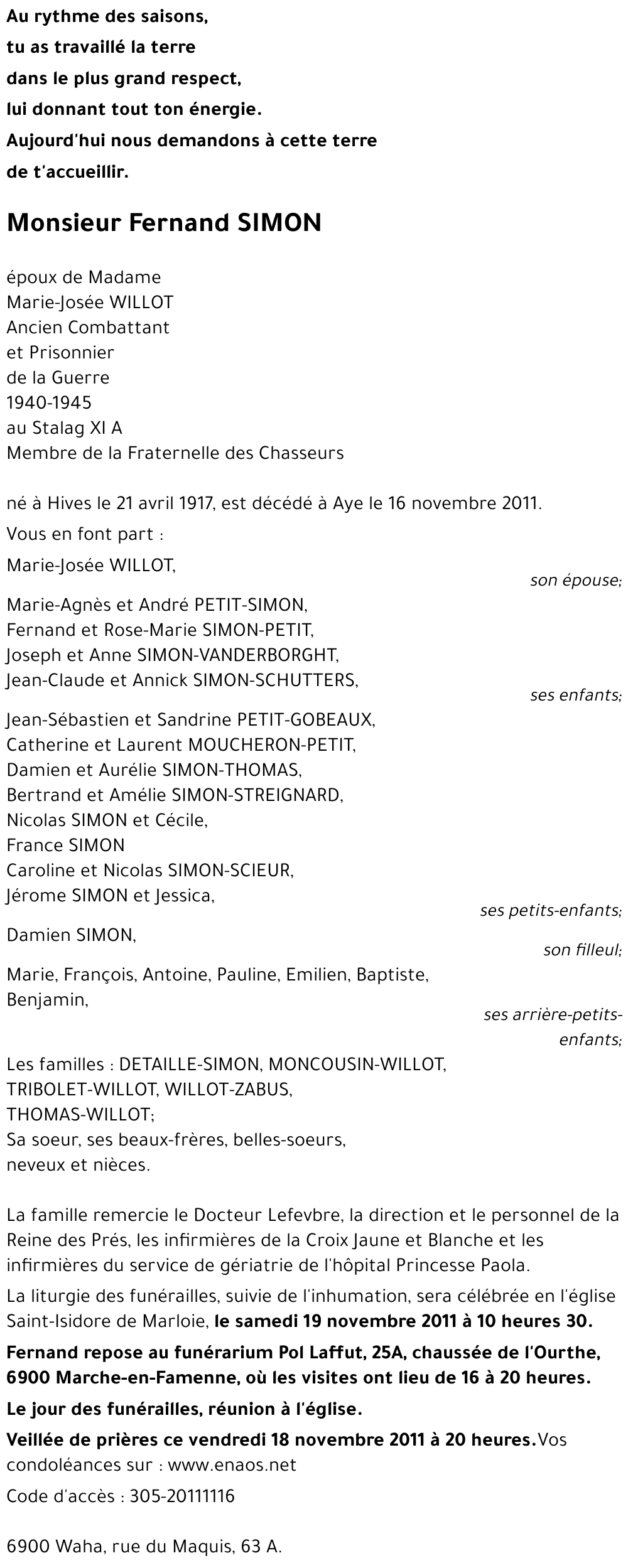 Fernand SIMON