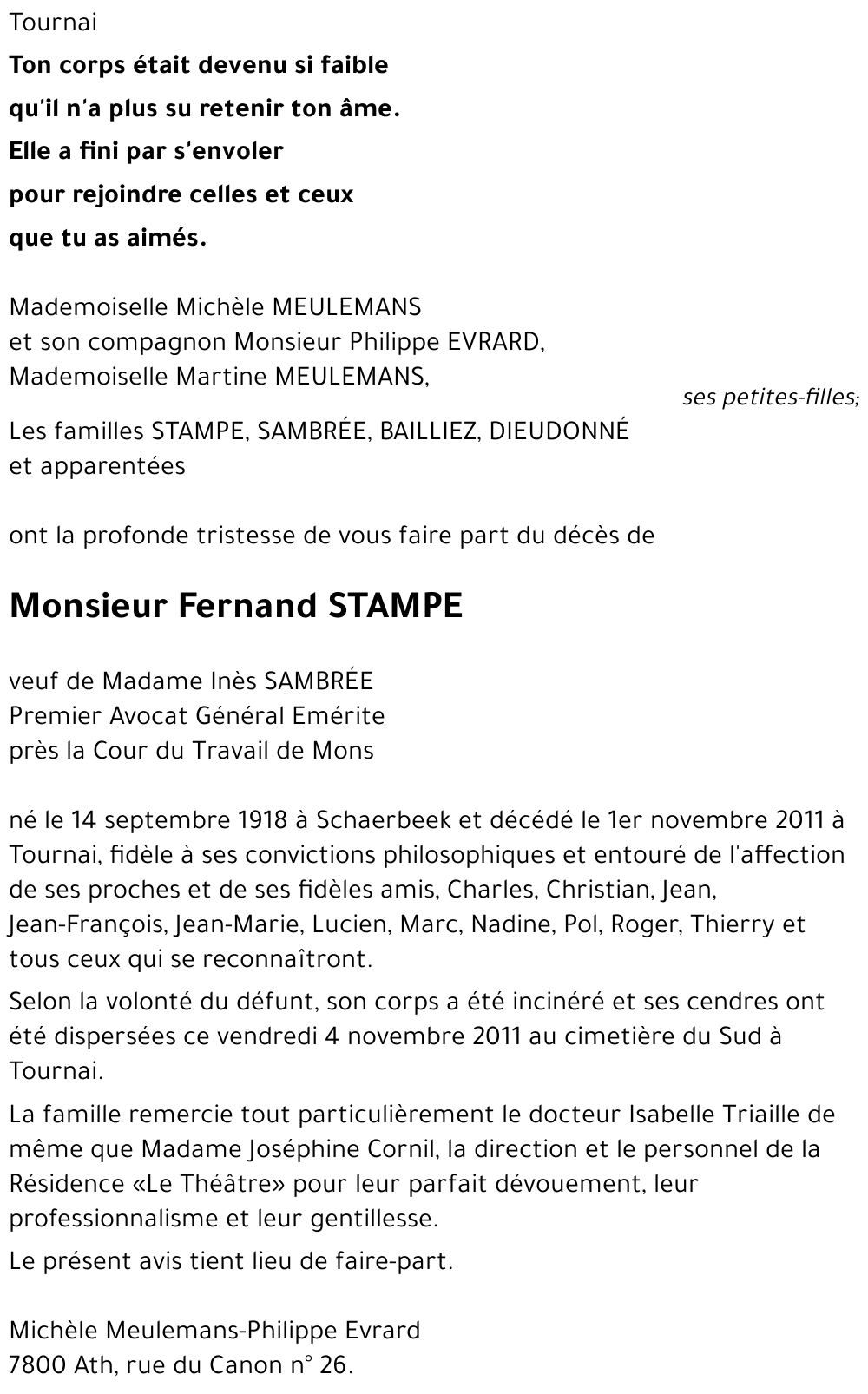 Fernand STAMPE