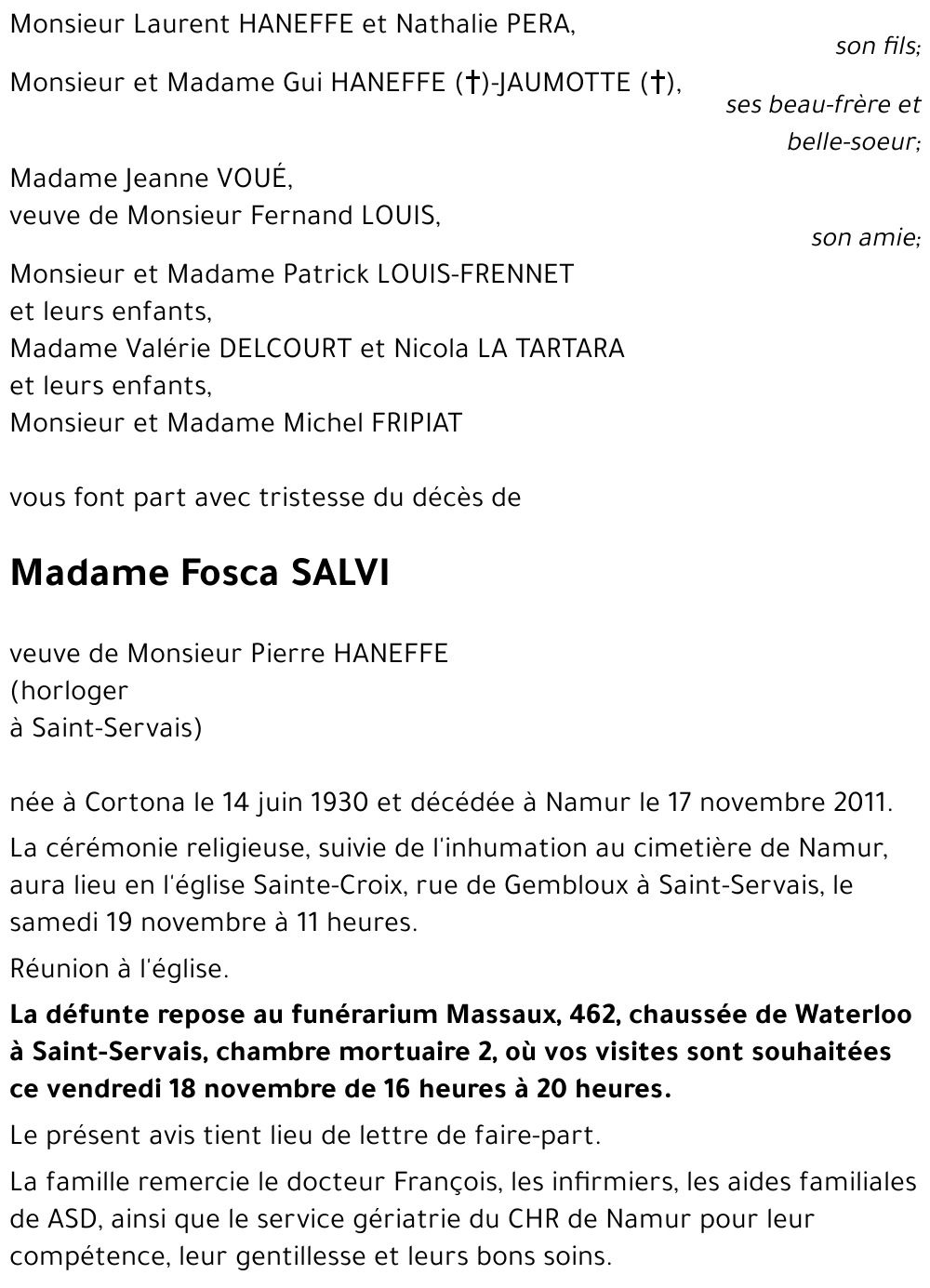 Fosca SALVI