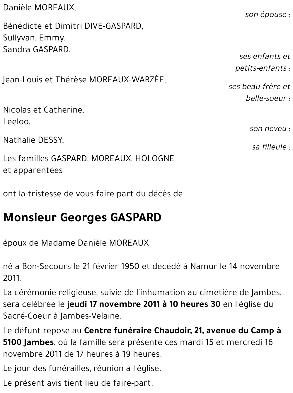 Georges GASPARD