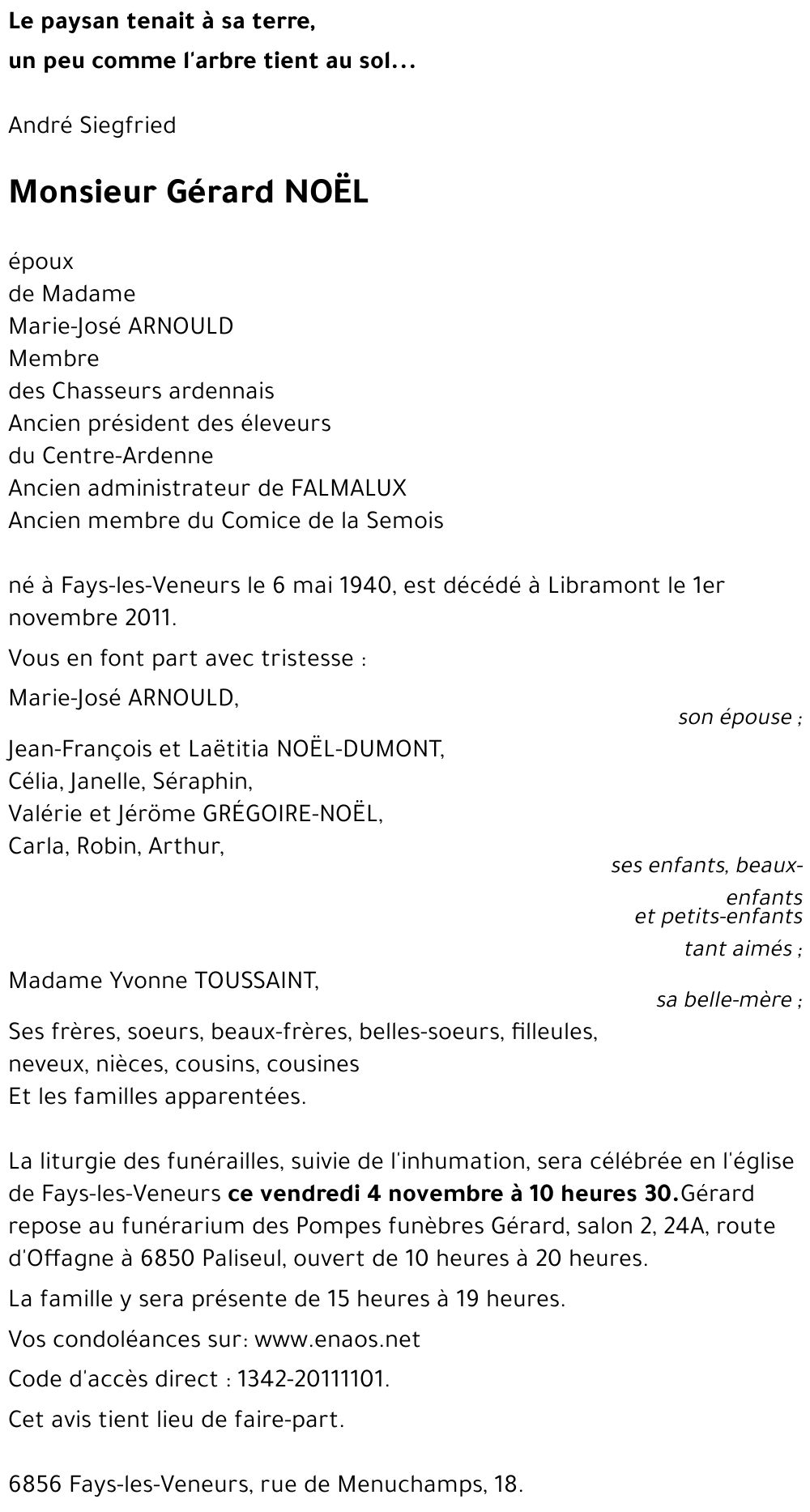 Gérard NOËL