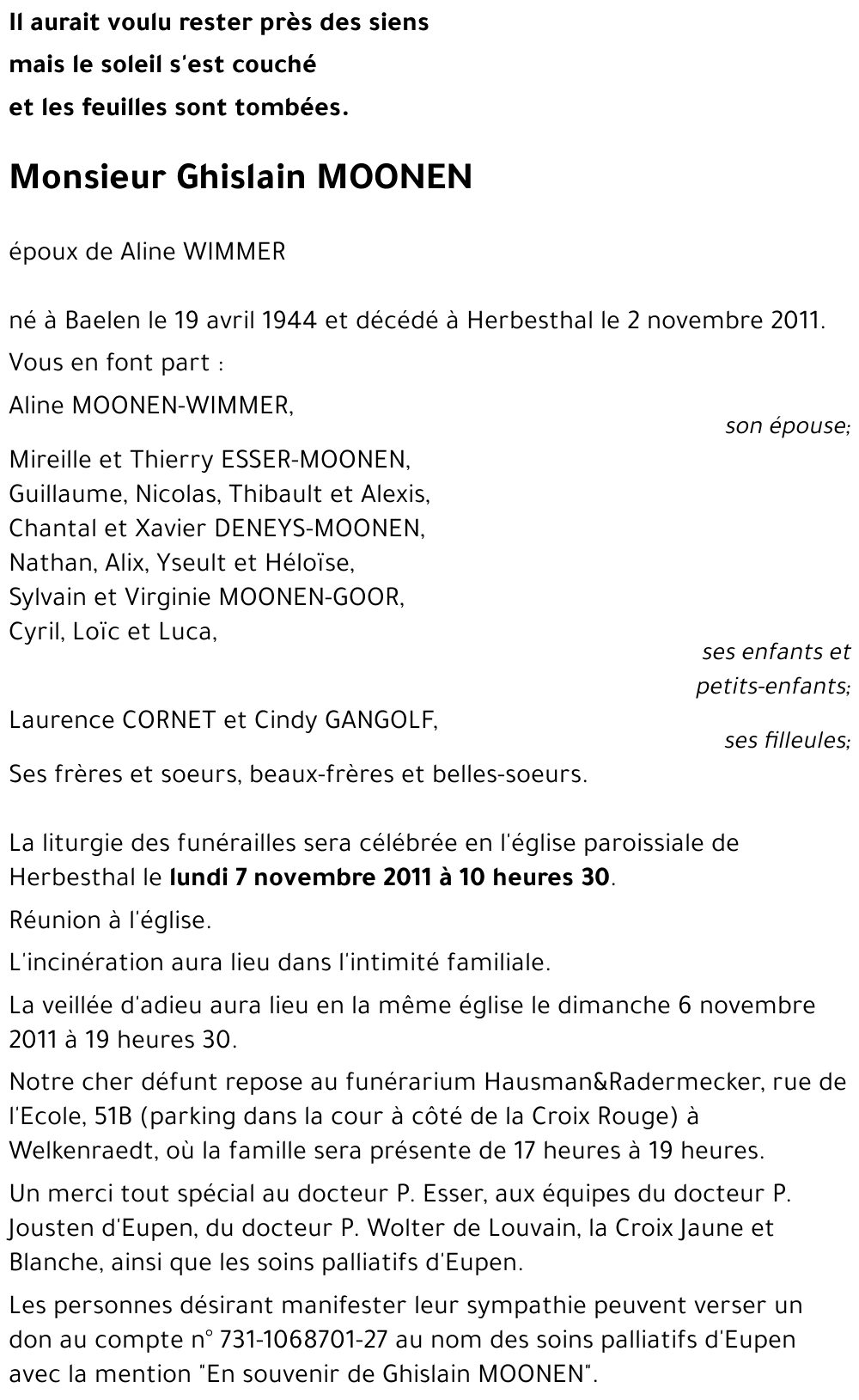 Ghislain MOONEN