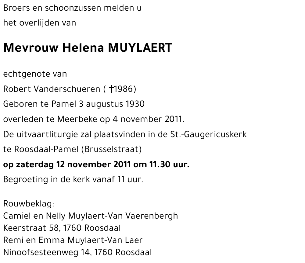 Helena MUYLAERT