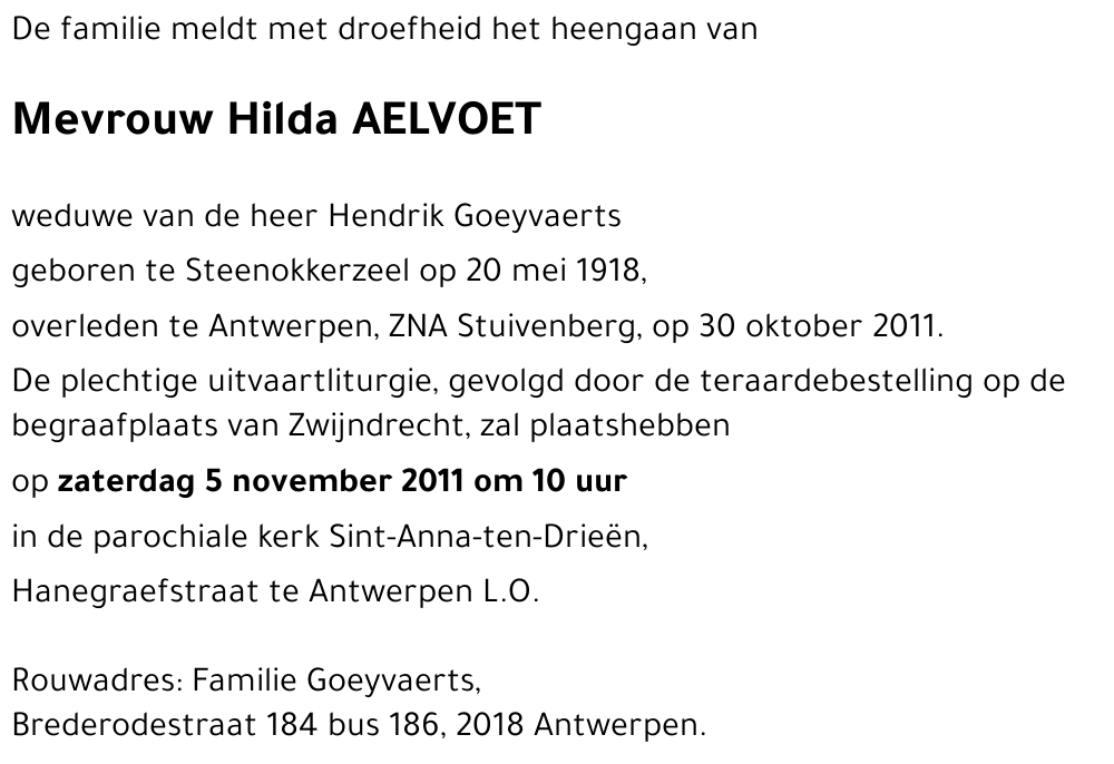 Hilda AELVOET