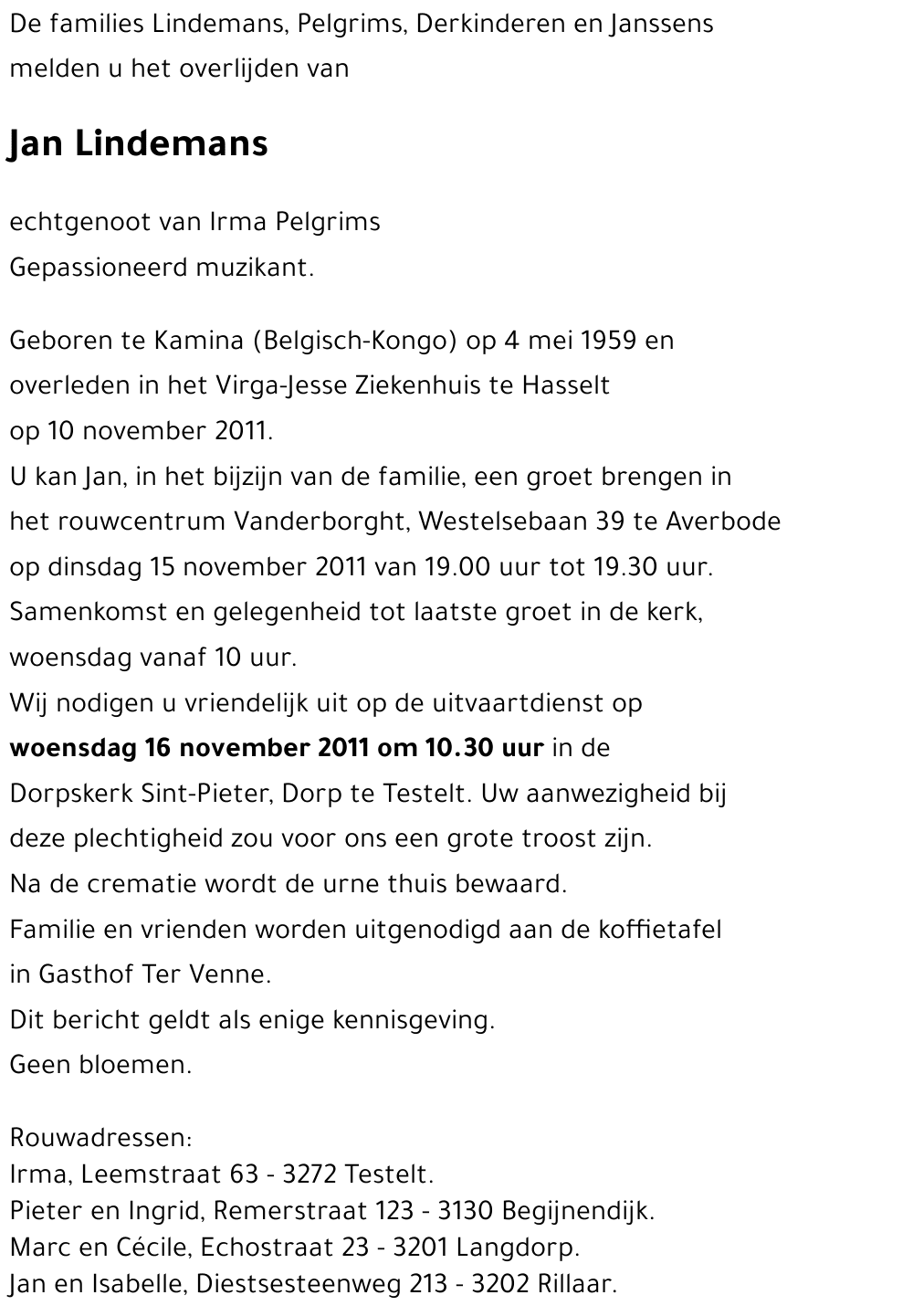 Jan Lindemans
