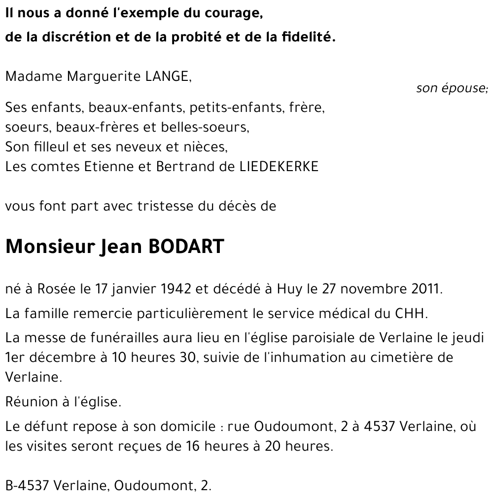 Jean bodart