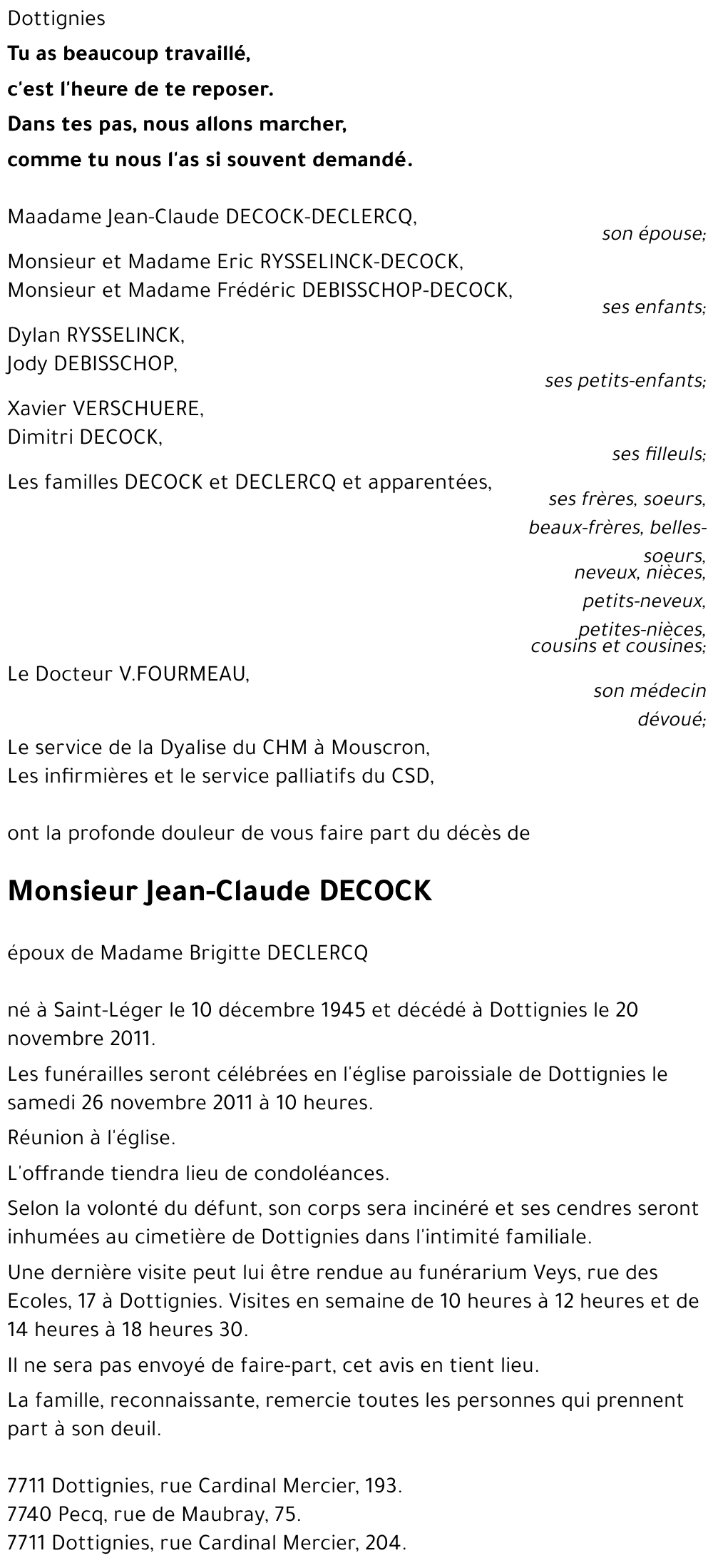 Jean-Claude DECOCK