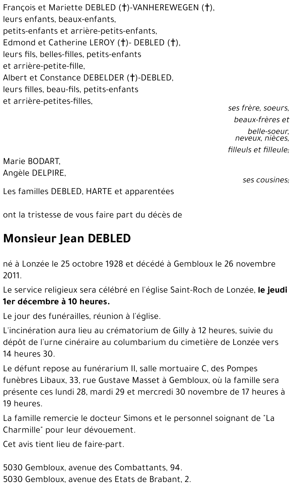 Jean DEBLED