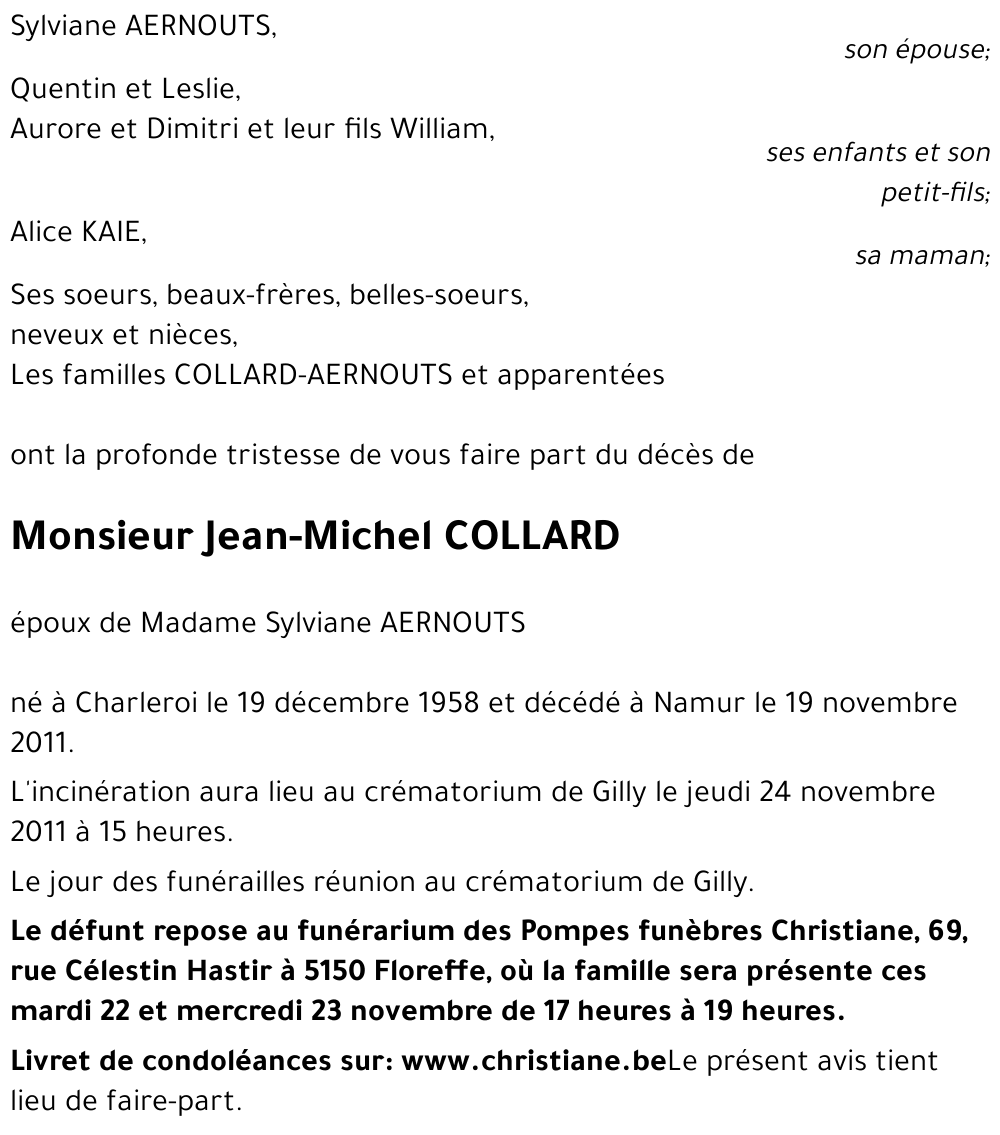 Jean-Michel COLLARD