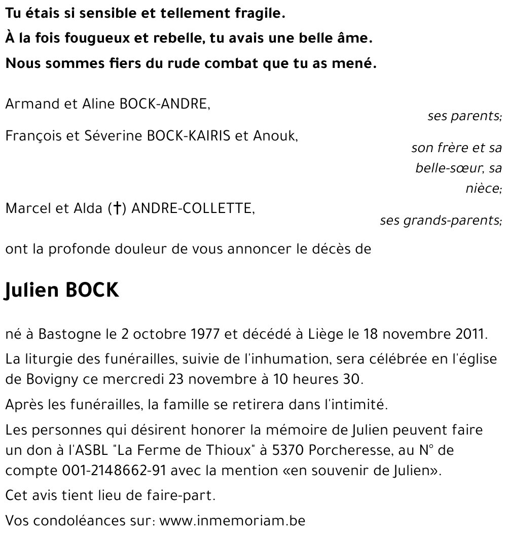 Julien BOCK